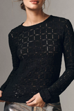 Eyelet Lace Long-Sleeve Perfect Tee