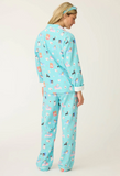 This Is How I Roll Dog Print Flannel PJ Set