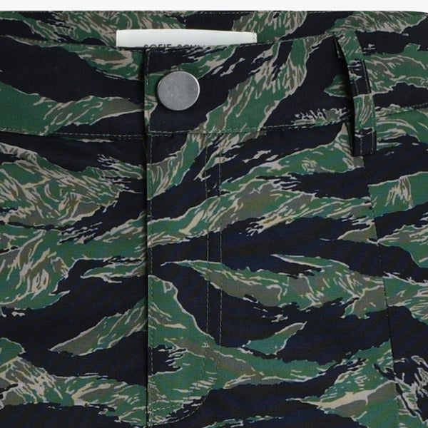 GRAPHIC CAMO CARGO SKIRT