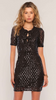 VARDON SEQUIN BOW DRESS