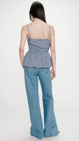 VALO FITTED PEPLUM TOP
