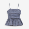 VALO FITTED PEPLUM TOP