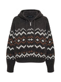 ZIP-UP FAIRISLE HOODIE