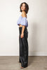 MIKA WIDE-LEG FAUX LEATHER PANTS