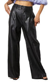 MIKA WIDE-LEG FAUX LEATHER PANTS *LAST ONE -SZ XS*