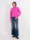 MABEL MAGENTA MOCK NECK SWEATER