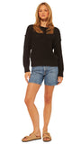MILLAR PULLOVER IN CAVIAR