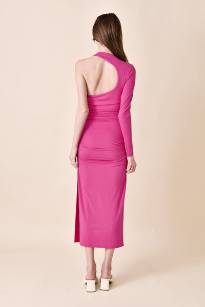 ASYMMETRIC ONE SHOULDER DRESS