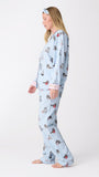 Coffee & Cat Naps Flannel PJ Set