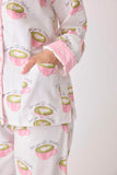 Love 'U' So Matcha Cozy Flannel PJ Set