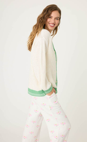 HAPPIEST ON THE COURT CARDIGAN SWEATER