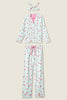 Ma Cherie Cherry Print Flannel PJ Set