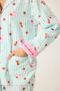 Ma Cherie Cherry Print Flannel PJ Set