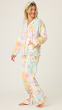 Lucky Me Print Flannel PJ Set
