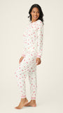 CHERRY DOT PEACHY PJ SET