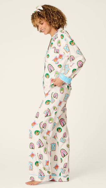 Picture Purrfect Pet Portraits 3-Piece Flannel PJ Set