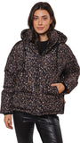 SUNN LEOPARD SHORT PUFFER COAT *Last one - Small*