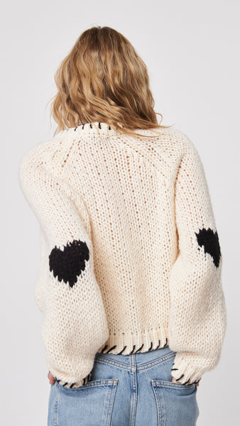 DECLAN HEART THROB SWEATER