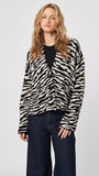 XAVIAR ZEBRA CARDIGAN