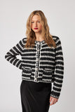 HENRI CAVIAR QUARTZ CARDIGAN