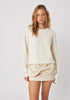 LUX PEARLY CABLE SWEATER