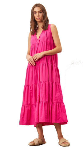Sleeveless Swirl Side Cutout Dress