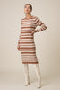 DUO STRIPE SWEATER DRESS