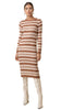 DUO STRIPE SWEATER DRESS