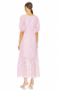 PINK MAXI EYELET DRESS