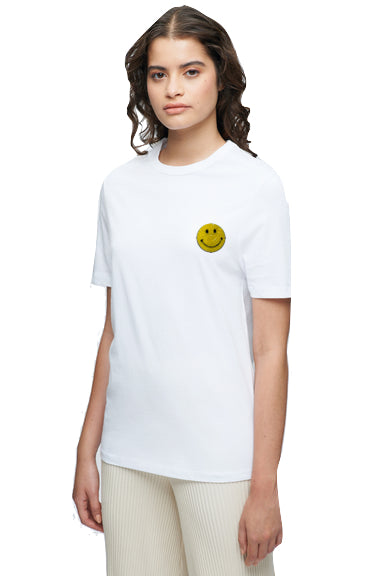 Sequin Smiley Face S/S Tee